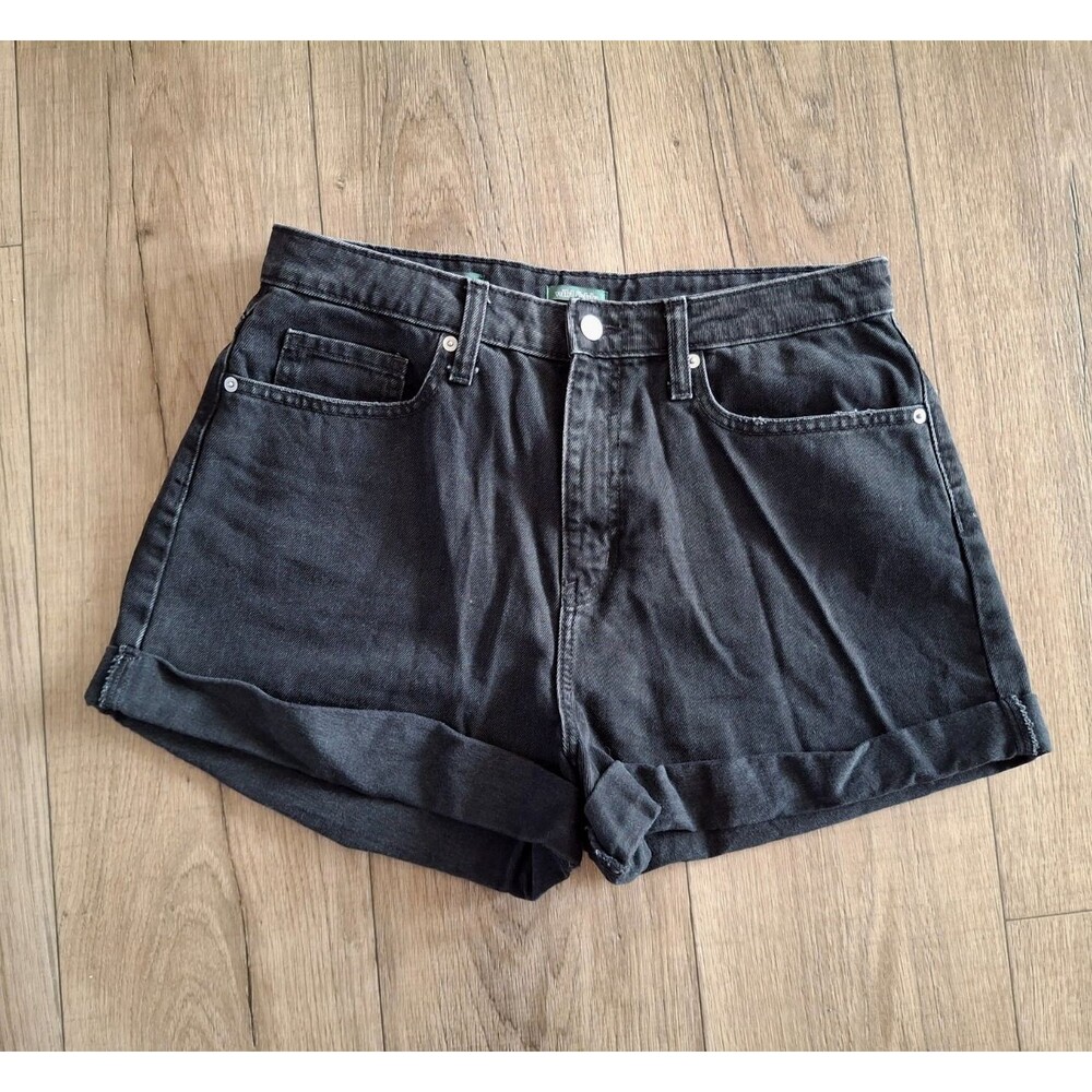 Wild Fable Highest Rise Mom Shorts Black Cuffed 5 Pocket Shorts New Size 12/31R